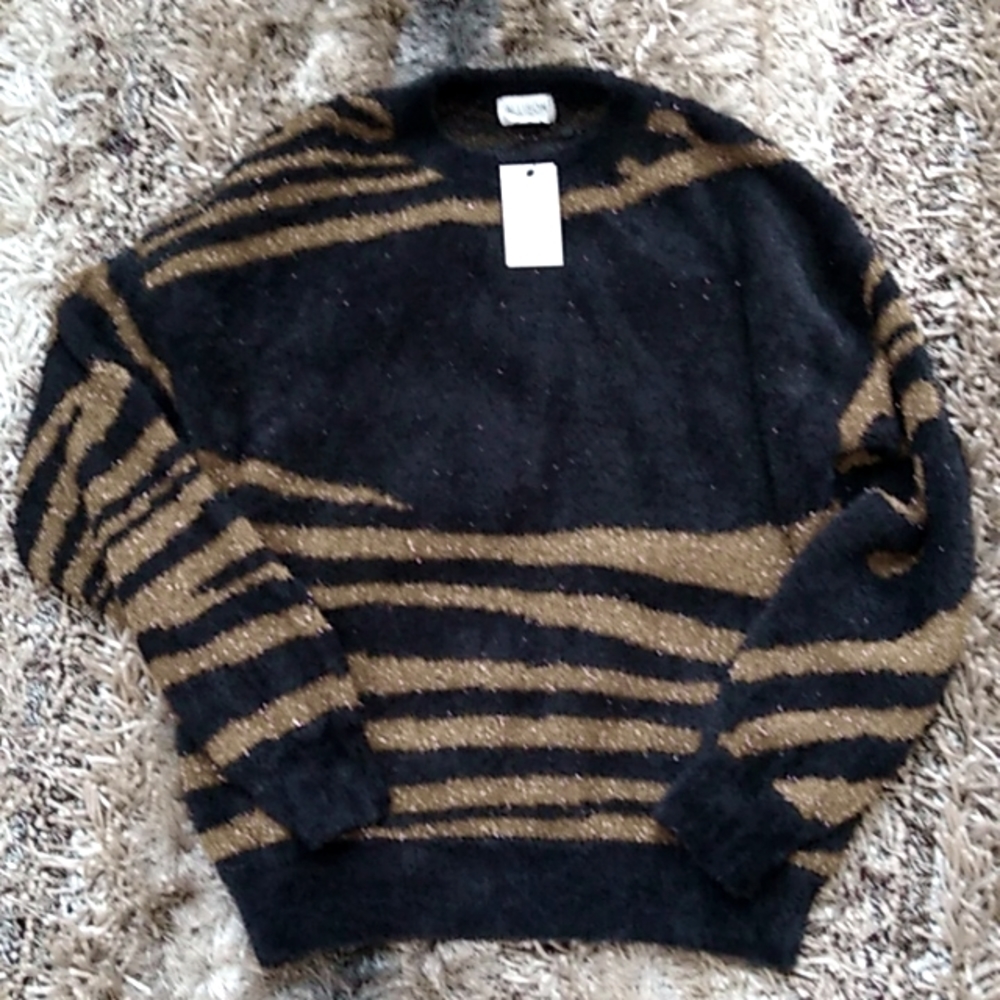 Allison Metallic Tread Bling Sweater